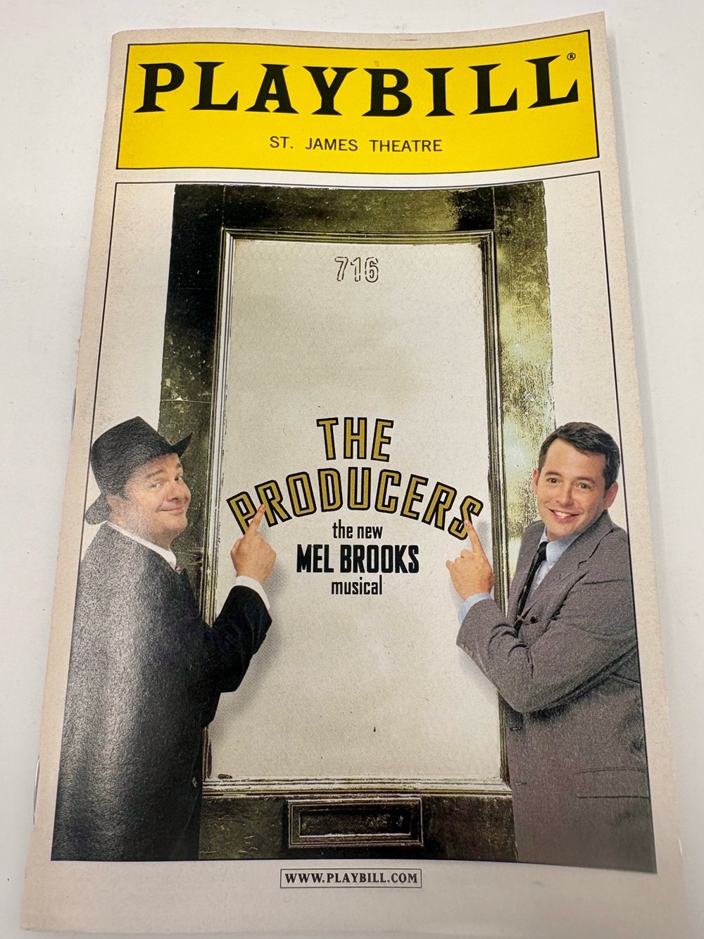 Vintage Playbill The Producers St. James Theatre May 2001 NYC Broadway